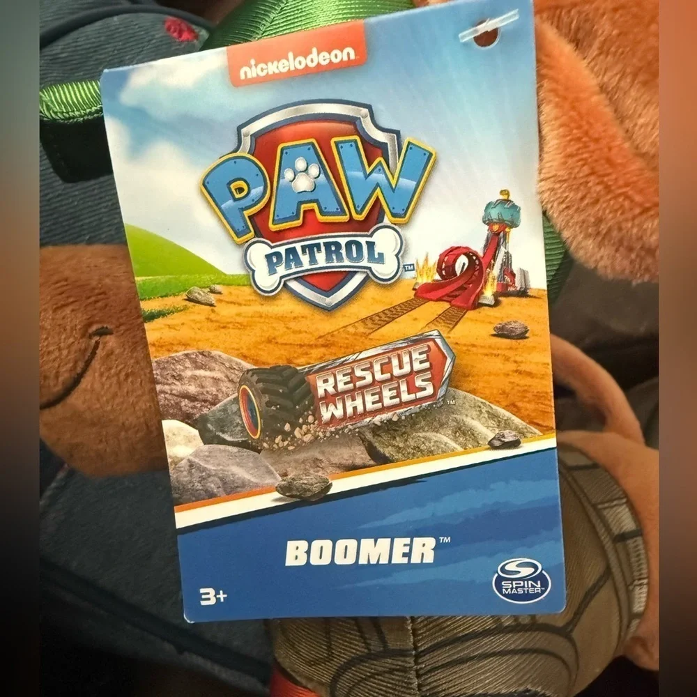 NEW Nickelodeon PAW Patrol Rescue Wheels Boomer Plush Toy 8